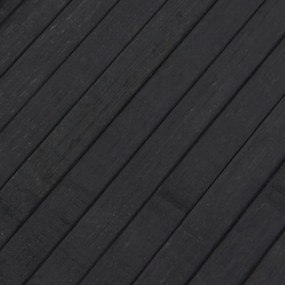 vidaXL Χαλί Ορθογώνιο Γκρι 80 x 300 εκ. Μπαμπού