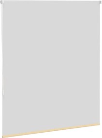 vidaXL Roller Blind Blackout Μπεζ 135x130 cm Πλάτος υφάσματος 131,6cm