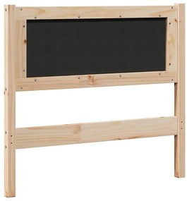 vidaXL Κεφαλάρι Άλλο Καφέ 100 cm Μασίφ ξύλο πεύκου