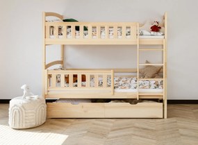 IGNAŚ 80x180 pine bunk bed Lano Furniture