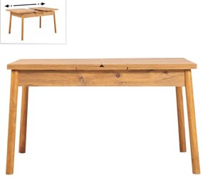 Τραπέζι Jemmy Megapap επεκτεινόμενο χρώμα atlantic pine 120/153x75x77εκ.