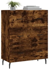 vidaXL Ντουλάπι Καπνιστή Δρυς 69,5 x 34 x 90 εκ. Επεξεργασμένο Ξύλο