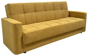 Sofa Bed Siena 3-Seater Κίτρινο