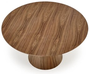 Τραπέζι Houston 1519, Καρυδί, 78cm, 60 kg, Φυσικό ξύλο καπλαμά, Ινοσανίδες μέσης πυκνότητας | Epipla1.gr