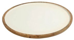 Δίσκος Διακόσμησης (Φ30x2) Espiel Μάνγκο Λευκό AKB109