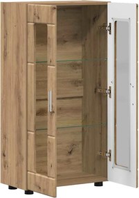 vidaXL Πλαϊνό γραφείο FLORIN 55,5 x 29 x 100 εκ Artisan Oak