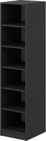 Μονοφυλλη Ντουλαπα Ανθρακι MINAR KALEO 52x135x255