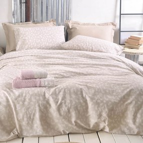 Σεντόνια Μονά (Σετ) Rythmos Diva Oliver Beige ΧΩΡΙΣ ΛΑΣΤΙΧΟ 160x260