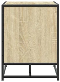 Πάγκος παπουτσιών vidaXL Sonoma Oak 80x40x53,5 cm