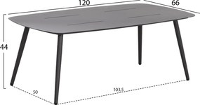 ΣΕΤ ΣΑΛΟΝΙ 4ΤΜΧ CASSIAN HM6552.01 ΑΛΟΥΜΙΝΙΟ &amp; ΜΑΞΙΛΑΡΙΑ ΓΚΡΙ-ΜΠΕΖ P.E.RATTAN