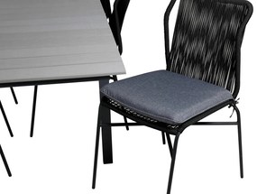 Σετ Τραπέζι και καρέκλες Dallas 699, Πλαστική ύλη, 92 kg, Polyξύλο, Μέταλλο, Σχοινί, Μαξιλάρι καθίσματος: Ναι | Epipla1.gr