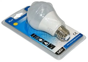 LED ΛΑΜΠΑ E27/5W/450Lm/3000K A60-5W-Y