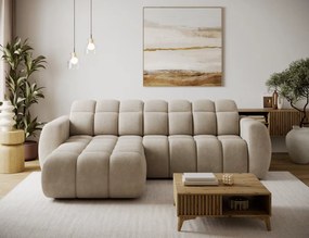 Γωνιακός καναπές Comfora-Μπεζ-Αριστερή