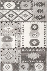 Χαλί (200x290) Βιοκαρπέτ Soft Shaggy R299B Grey White