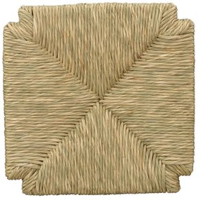 Ψάθα για ξύλινο σκαμπό Charchie I φυσικό 33x33x3εκ 33x3x33 εκ.