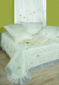 Σετ Κουβερτώριο Υπέρδιπλο 240x250 1011 Εκρού Viopros