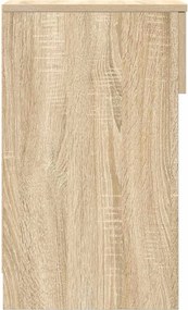 vidaXL Κομοδίνο με συρτάρι Sonoma Δρυς 20x36x60 εκ.