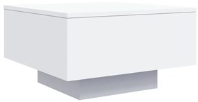 Τραπεζάκι Σαλονιού Λευκό 55 x 55 x 31 εκ. Επεξεργασμένο Ξύλο - Λευκό