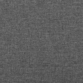 vidaXL Κεφαλάρια Σκ. Γκρι 160x7x78/88 εκ. Ύφασμα