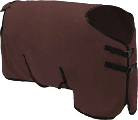 vidaXL Σαμάρι Ίππου Πλήρης Σκούρος Καφέ 75 cm Πολυεστέρας