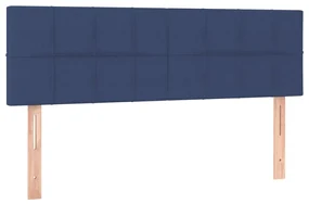 Κεφαλάρια Κρεβατιού 2 τεμ. Μπλε 72x5x78/88 εκ. Υφασμάτινα 346052