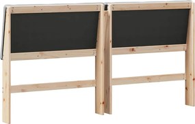 vidaXL Ταπετσαρισμένο κεφαλάρι Ανοιχτό γκρι 180 cm