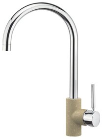 Sanitec Doppio Ψηλή Μπαταρία Κουζίνας Metallic Cream