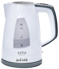 ΒΡΑΣΤΗΡΑΣ GUSTO WHITE ΠΛΑΣΤΙΚΟΣ 2200w 1.7lt ΛΕΥΚΟΣ ESTIA 06-11932