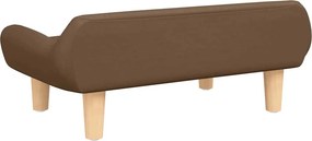 vidaXL Κρεβάτι Σκύλου Καφέ 70 x 40 x 24 εκ. Υφασμάτινο