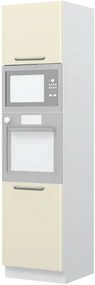 Επιδαπέδιο ντουλάπι φούρνου ψηλό Modena K23-60-RM-Λευκό - Μπεζ - 60.00Χ60.00Χ235.00cm
