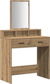 vidaXL Τραπέζι περιποίησης Artisan Oak 79 x 41 x 140 εκ.