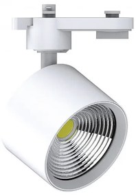 Σποτ Φωτιστικό Ράγας LED 10W IP20 3000K Inlight T00501-WH Λευκό