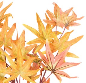 GloboStar® Artificial Garden MAPLE BRANCH 20264 Τεχνητό Διακοσμητικό Κλαδί Σφένδαμου Π25 x Υ90cm