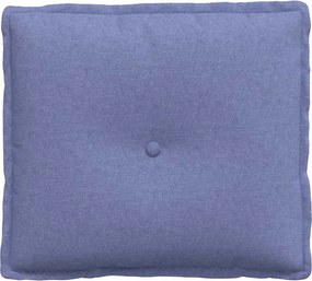 vidaXL Μαξιλάρι Πλάτης Μπλε τζην 50 x 19 x 45 εκ ύφασμα