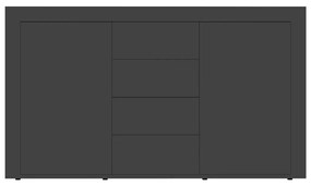 vidaXL Μπουφές Γκρι 120 x 36 x 69 εκ. από Μοριοσανίδα