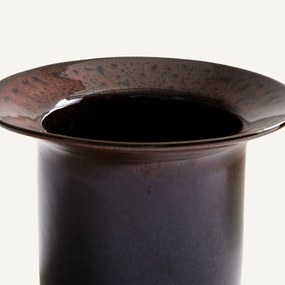 Κασπώ από stoneware με αντιδραστική εφυάλωση, ύψος 15 cm, MESSINE