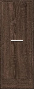 vidaXL Συρταριέρα Γενικής Χρήσης Καφέ Δρυς 30x41x77,5 εκ. Επεξ. Ξύλο