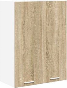 vidaXL Κρεμαστό ντουλάπι με αποθήκευση Δρύς Sonoma 60 x 31 x 80 εκ.