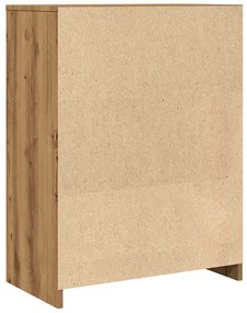vidaXL Ντουλάπι Μπάνιου Αρτισιανή Δρυς 60x33x80 εκ. Επεξ. Ξύλο