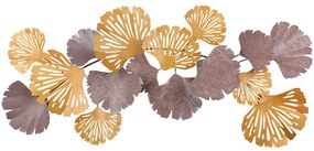 Διακοσμητικό Τοίχου Gergo 279ENZ2525 130x6x60cm Brown-Gold Wallity Μέταλλο