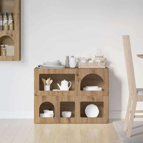 vidaXL Πλαϊνό γραφείο ELST Artisan Oak 80.5 x 35 x 59 εκ.