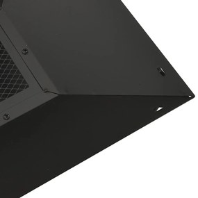 vidaXL Τζάκι Εξωτ. Χώρου/Ψησταριά 46,5x46,5x37 εκ. Ατσάλι & Σκαλιστήρι