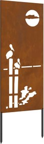 vidaXL Οθόνη Ιδιωτικότητας Κήπου Σκ rusty 50 x 140 εκ