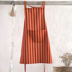 Ποδιά Ολόσωμη Knossos Orange Ρυθμός 60x85cm 100% Βαμβάκι