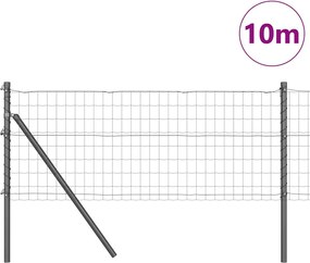 vidaXL Φράχτης Συρμάτινου Φράχτη 25 x 0,8 μ. (Π x Υ)