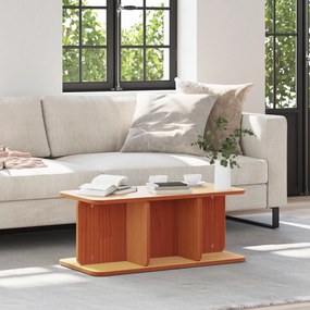 vidaXL Τραπεζάκι σαλονιού Καφέ κεριού 80 x 39.5 x 33.5 εκ