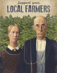 Μεταλλική πινακίδα Local Farmers