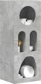 vidaXL Πλαϊνό γραφείο Σκυρόδεμα Γκρι 40 x 35 x 100.5 εκ