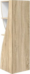 vidaXL Γωνιακό Ντουλάπι Δρύς Sonoma 32x32x102εκ Επεξεργασμένο ξύλο
