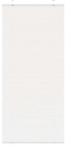 vidaXL Πλισέ περσίδα Λευκό 85x200 cm Πλάτος υφάσματος 84,4 cm